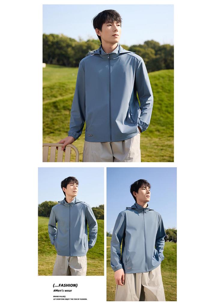 Unisex UV Protection Cooling Jacket: Lightweight, Breathable, Hooded, Sun Protection for Outdoor Activities