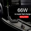 Car USB Type C/Type C to Type C/USB LIGHTNING Fast Charging Spring Telescopic Cable For iPhone 16 15 14 Samsung Xiaomi OnePlus