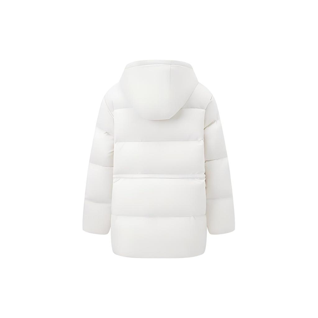 Li Ning Sports Life Collection Down Jacket Women's Ivory AYMT150-3