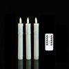 7 Inch Pack of 3 Remote Control LED Decorative Candle Light,Battery Operated Flameless Electronic Wedding Candles With  Timer