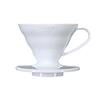 HARIO V60 01 Transparent Coffee Dripper VDR-01-W White for 1-2 Cups