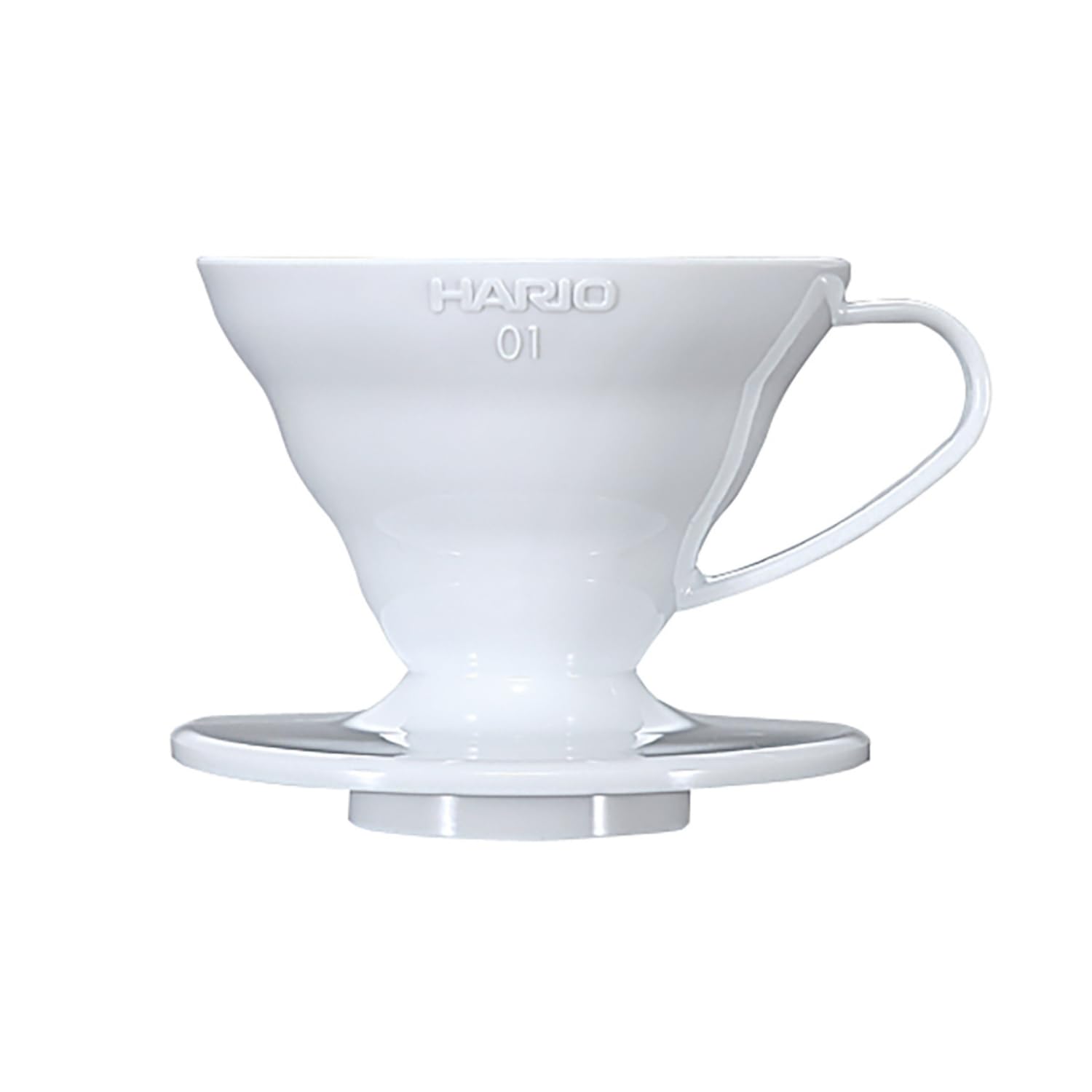 HARIO V60 01 Transparent Coffee Dripper VDR-01-W White for 1-2 Cups