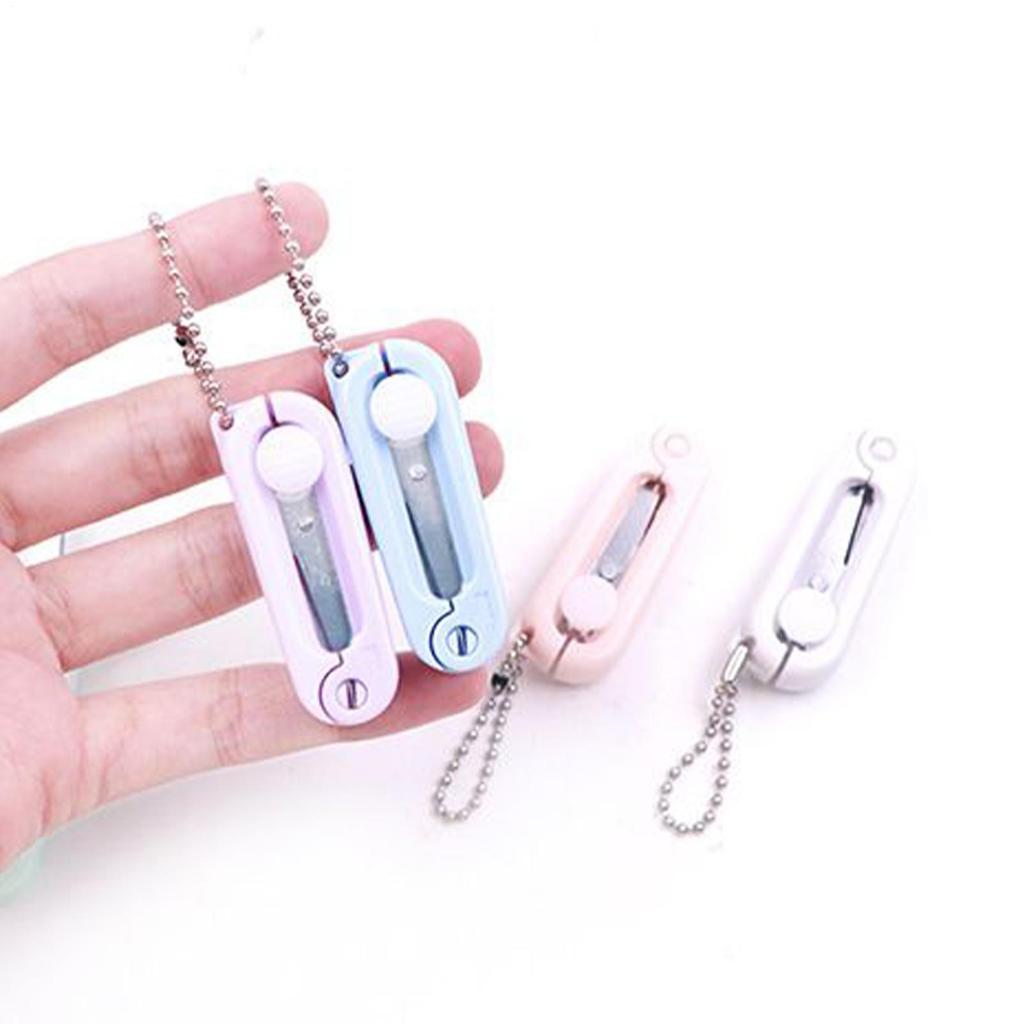 Foarfecă Pliabilă Mâner Confortabil Accesorii Asistente Medicale Foarfecă Mică de Călătorie Cu breloc Pentru Femei Băieți Fete Tineri Adolescenți Soție Soț