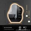 Irregular Shape LED Vanity Mirror: Wall-Mounted, Luminous, Smart Cloud Bedroom Makeup Mirror with Lights