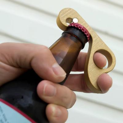 One-handed Bottle Opener Heavy Duty Metal Magnetic Manual Beer Bottle Can Opening Tool Kitchen Gadget Seniors Arthritis Chef Gift