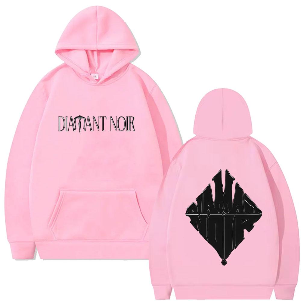 Rapper WeRenoi Diamant Noir Graphic Hoodie Men Women Fashion Pop Music Streetwear Male Casual Vintage Oversized Hoodies