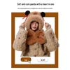 2025 Women's Capybara Warm Plush Hat Scarf Combo - Winter Windproof & Cold-Proof