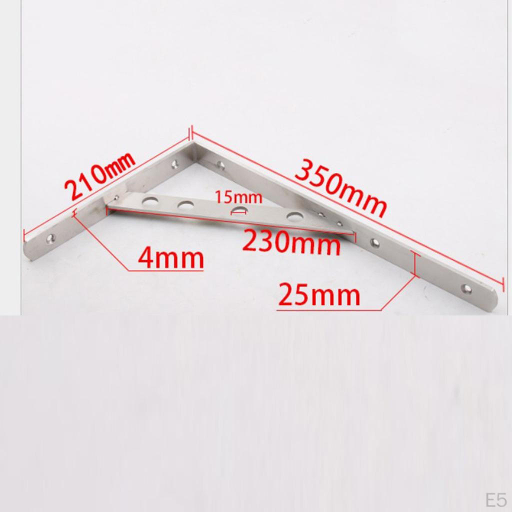 Heavy Duty Shelf Brackets Floating Shelves Triangle 90 Degree Angle Wall Mounted