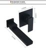 Tuqiu Brushed Gold Basin Faucet Bathroom Faucet In-Wall Black Faucet Hot and Cold Bathroom Sink Tap Basin Mixer Tap Set