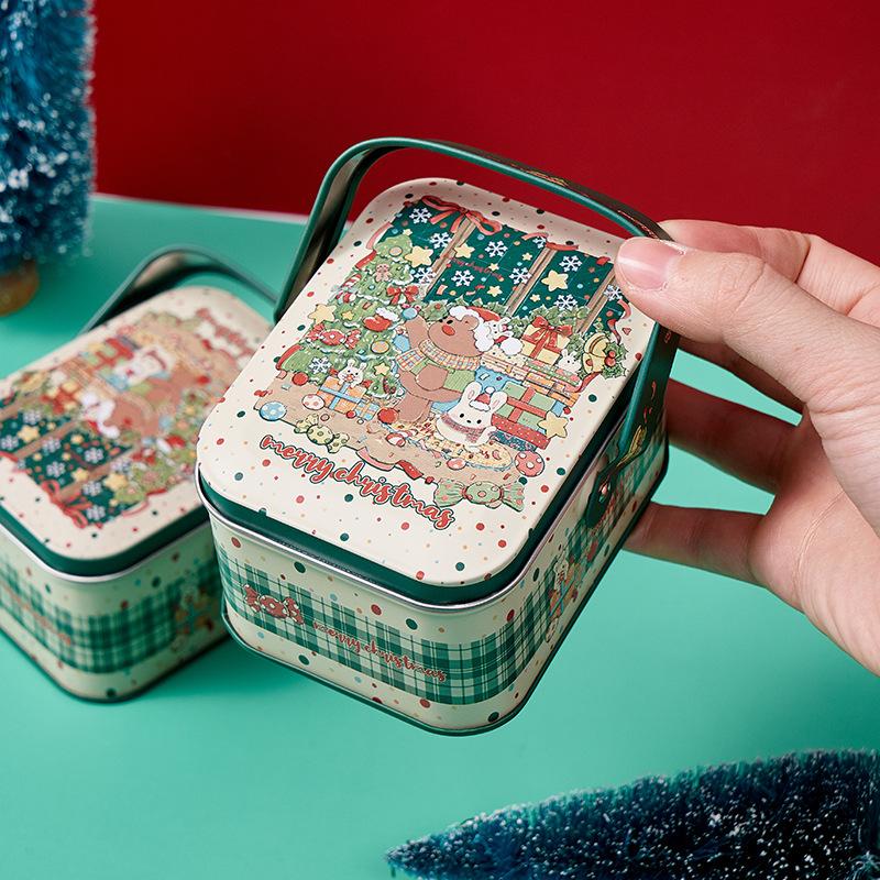 2025 HUA HUA Blechdose Süßigkeitenbox Kindergeschenke Kleine Blechdose Keksdosen Tragbare Geschenkbox für Geburtstags-Hochzeitsfeier-Dekoration