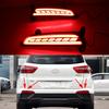 Car Flashing 1 Set LED Rear Bumper Light For Hyundai Creta IX25 2014 2015 2016 2017 Brake Light Rear Fog Lamp Turn Signal Light