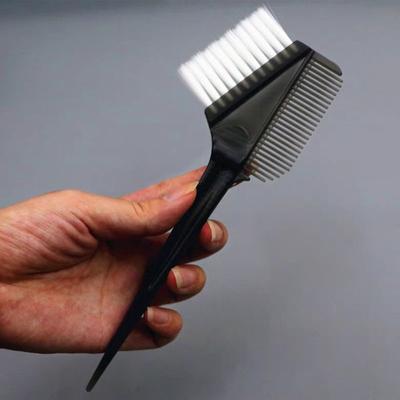 1 pz Pennello per colorare i capelli Applicatore per tinture per capelli a doppia faccia Pettine per parrucchieri professionale Accessori per spazzole da barbiere per saloni fai da te