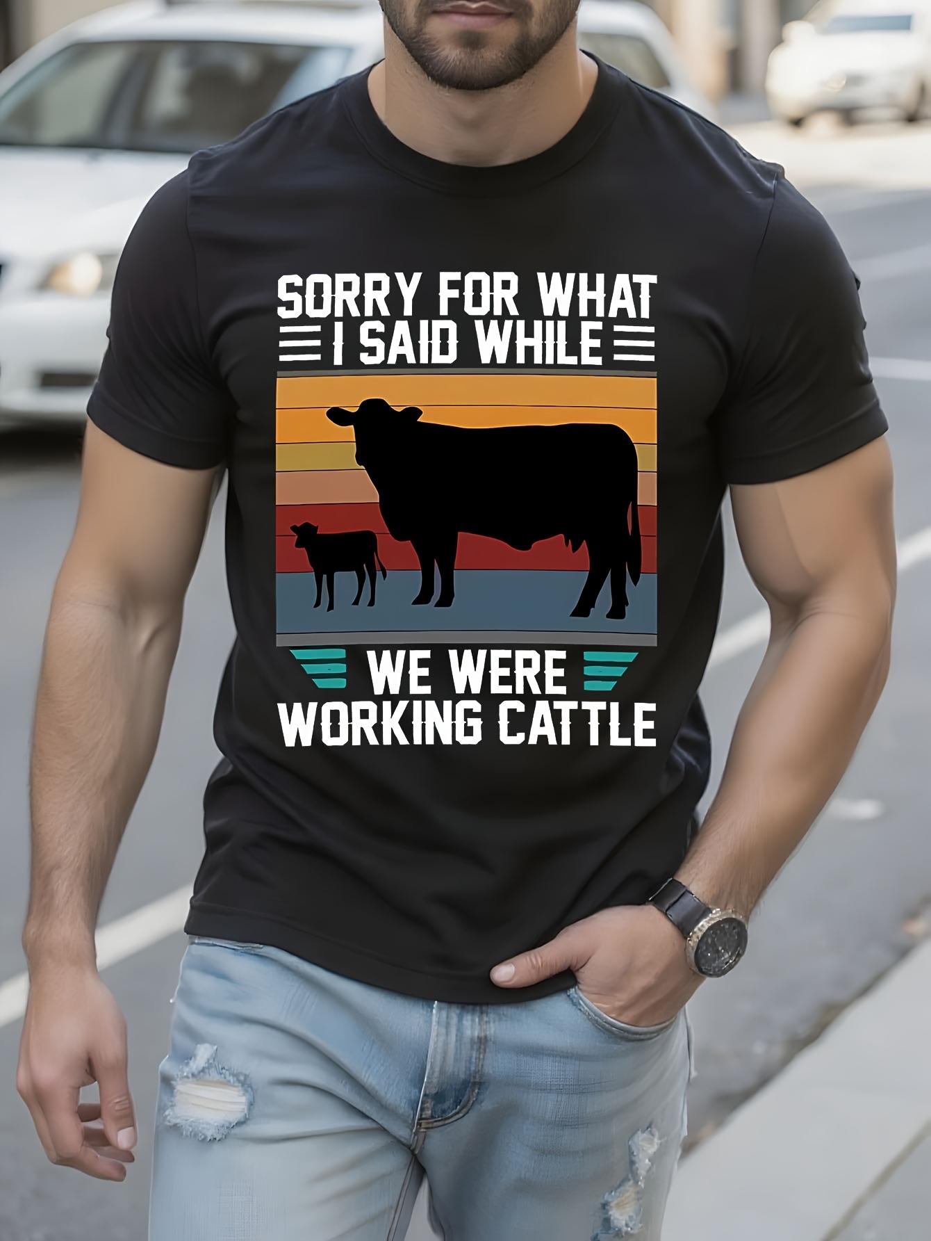 Funny Tshirt Funny Farming Tshirt - Sorry for What I Said... M