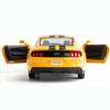 1:Ford Mustang im Maßstab 36, Druckgusslegierung, Automodell, Spielzeugauto zum Zurückziehen, Spielzeugauto für Kleinkinder, Kinder, Jungen, Mädchen, Geschenk, Gelb