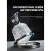 High Grade Crystal Glass 360 Rotating Decanter Tumbler 1500ml Decanter Wine Dispenser Aerator Mirror Jug Gift Bar Decoration
