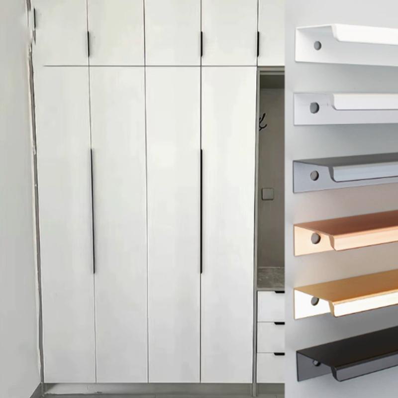 1 Stück Möbelscharnier ohne Bohren Schrankgriffe Versteckte Griffe Für Schränke und Schubladen Griffe Schrank Möbelscharniere