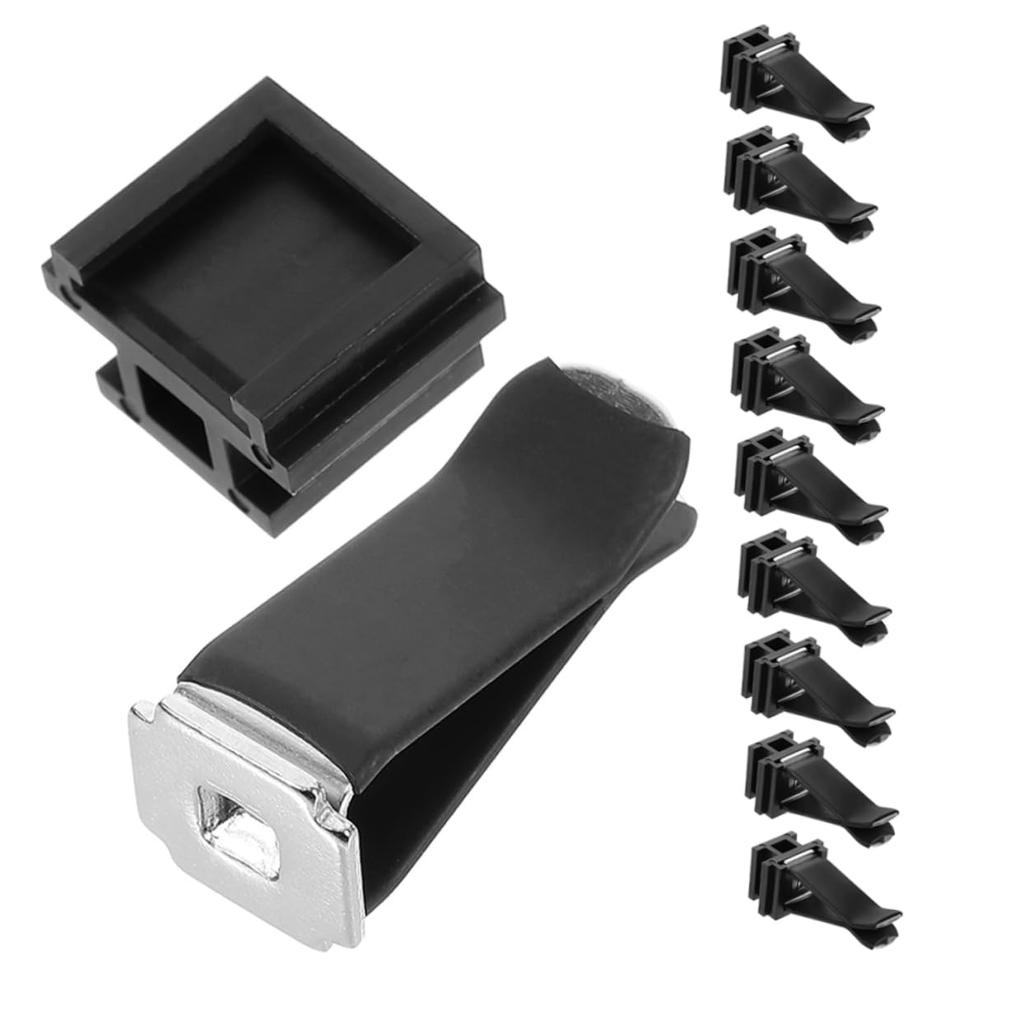 NULYLU 10pcs Car Air Conditioner Clip Metal Car Vent Clip Vent
