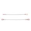 2Pcs 10.6in Tailgate Cable Hook Stainless Steel Wire Automotive Tailgate Cable Replacement for Mule 3000 3010 3020
