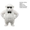 Sunglasses Gorilla Collectible Figurine 3D Printed Funny Cool Monkey Statue Novelty Animal Desktop Ornament for Home Office Decor