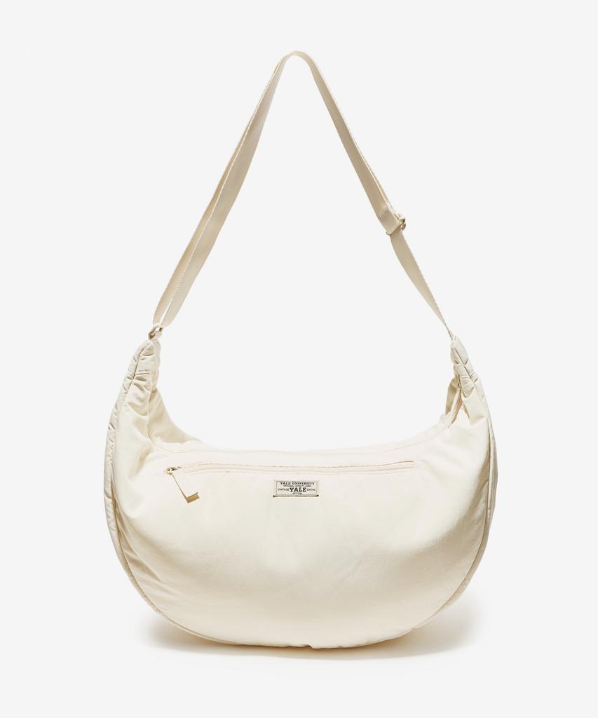 Yale Round Shoulder Large Bag_Cream