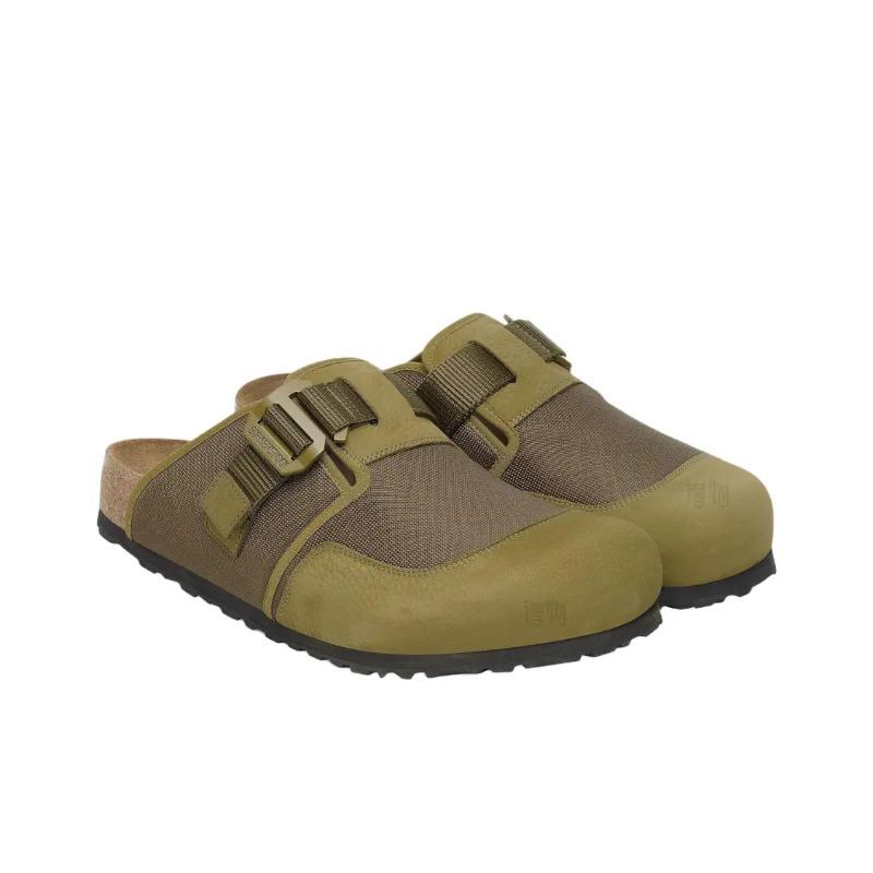 Birkenstock Boston Nova Men Versatile Retro Rubber Clogs Pine Green Narrow Fit 1028322 44