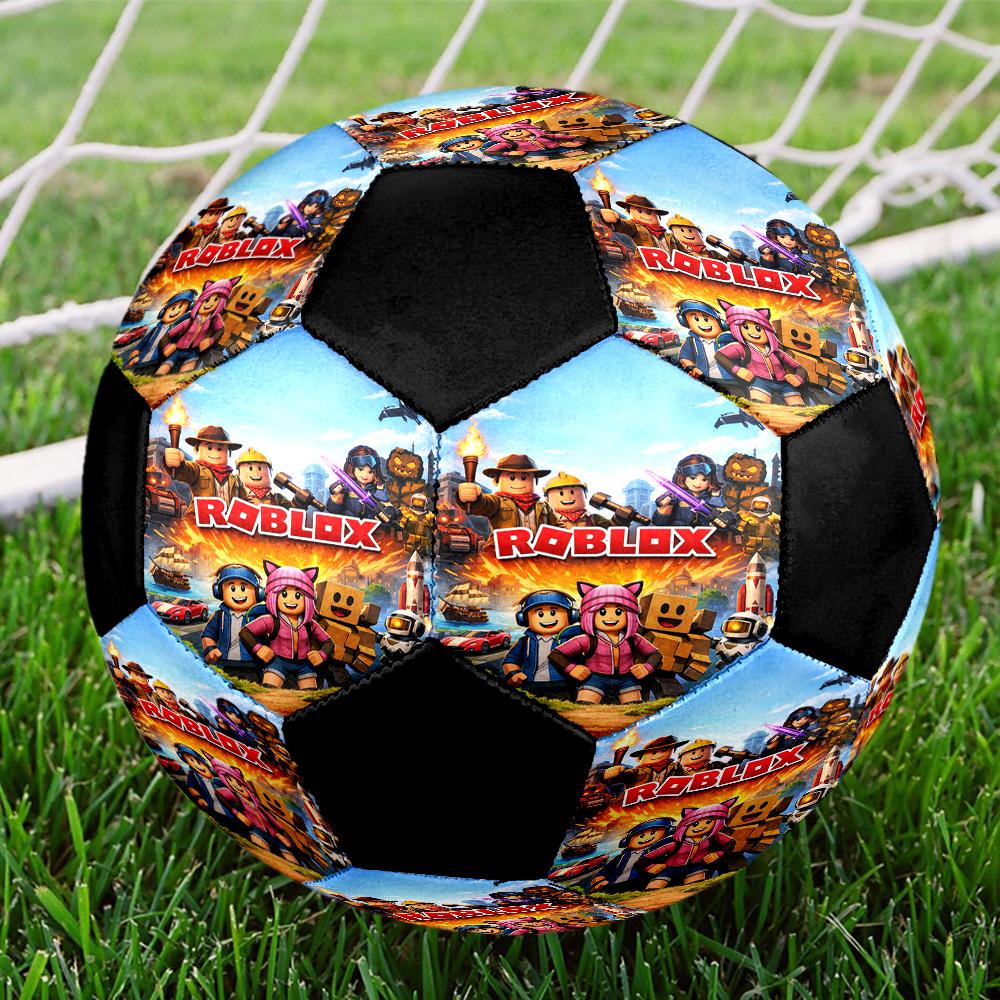 Roblox Theme Size 5 Soccer Ball, Suitable for Both Indoor and Outdoor Matches, a Gift Suitable for Everyone.