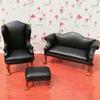 Puppenhäuser im Maßstab 1:12 Loveseat Miniatur Couch Möbel Rollenspiel für Kinder Puppenhaus Möbel Modell für Puppenhäuser