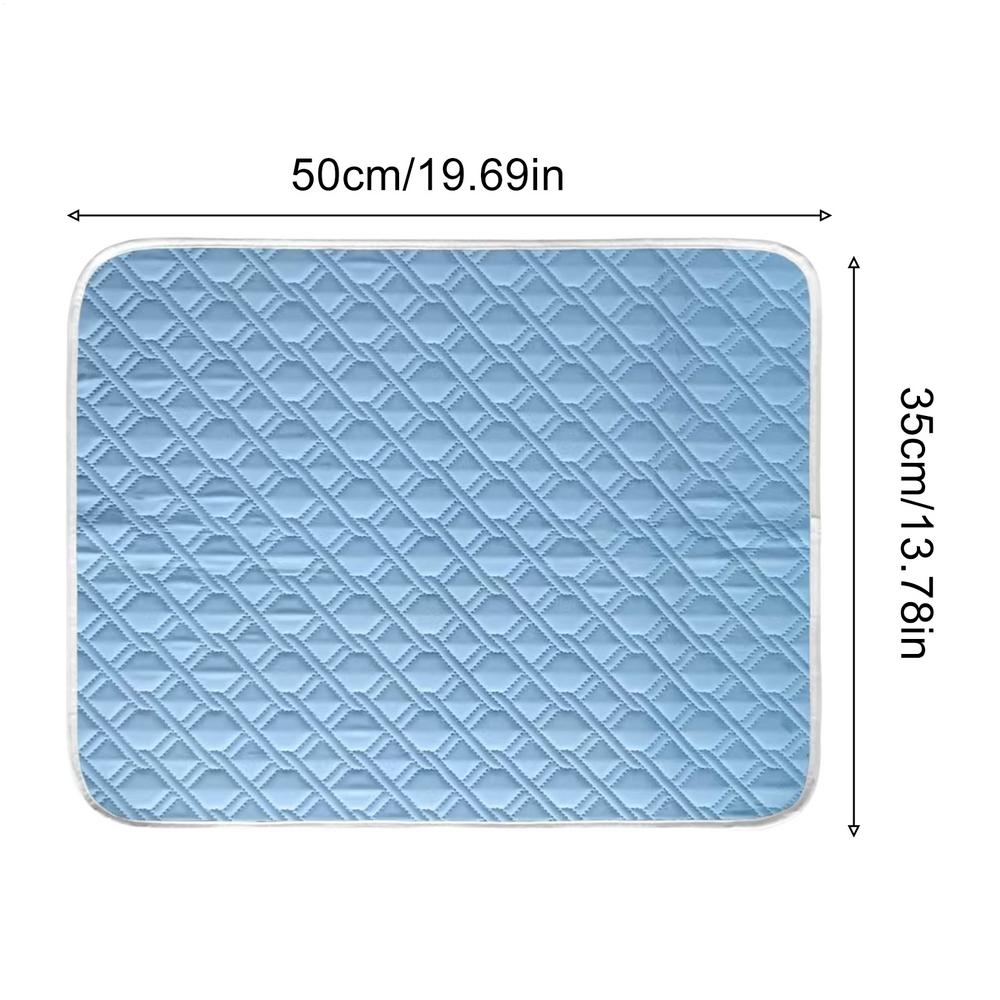 Summer Pet Cooling Pad 45x35cm Dog Sweat Absorbent Sleeping Rug Instant Cooling Pet Mat for Puppies And Adult Dogs