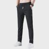 Men's Korean Style 2025 Autumn Casual Ice Silk Pants 