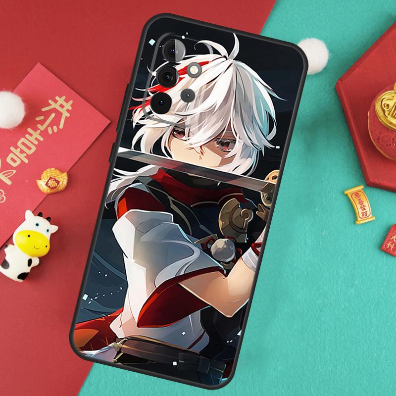 Genshin Impact Kaedehara Kazuha Case For Samsung Galaxy A17 A55 A35 A15 A32 A52 A13 A33 A53 A14 A34 A54 A06 A16 A26 A36 A56