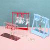 Uxcell Ohrringhalter-Set mit 8 Kleiderbügeln, Acryl-Ohrringhalter Organizer Ständer Rack Ohrring-Displayhalter für Steckerchen