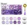 Envelope Sealing Set Wax Seal Kit, with Beads Spoon And Candles, Craft Supplies for Beginners DIY Stamp Wedding Invitations Envelopes Personalized