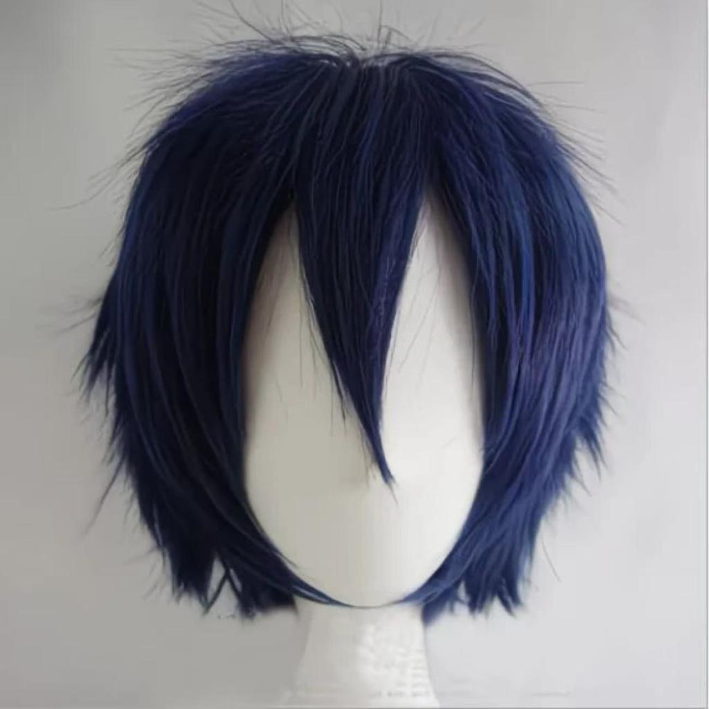 Silkyjoy Universal Cos Wig, 30Cm Face-Flattering Short Hair With Flipped Ends, Multiple Colors Available