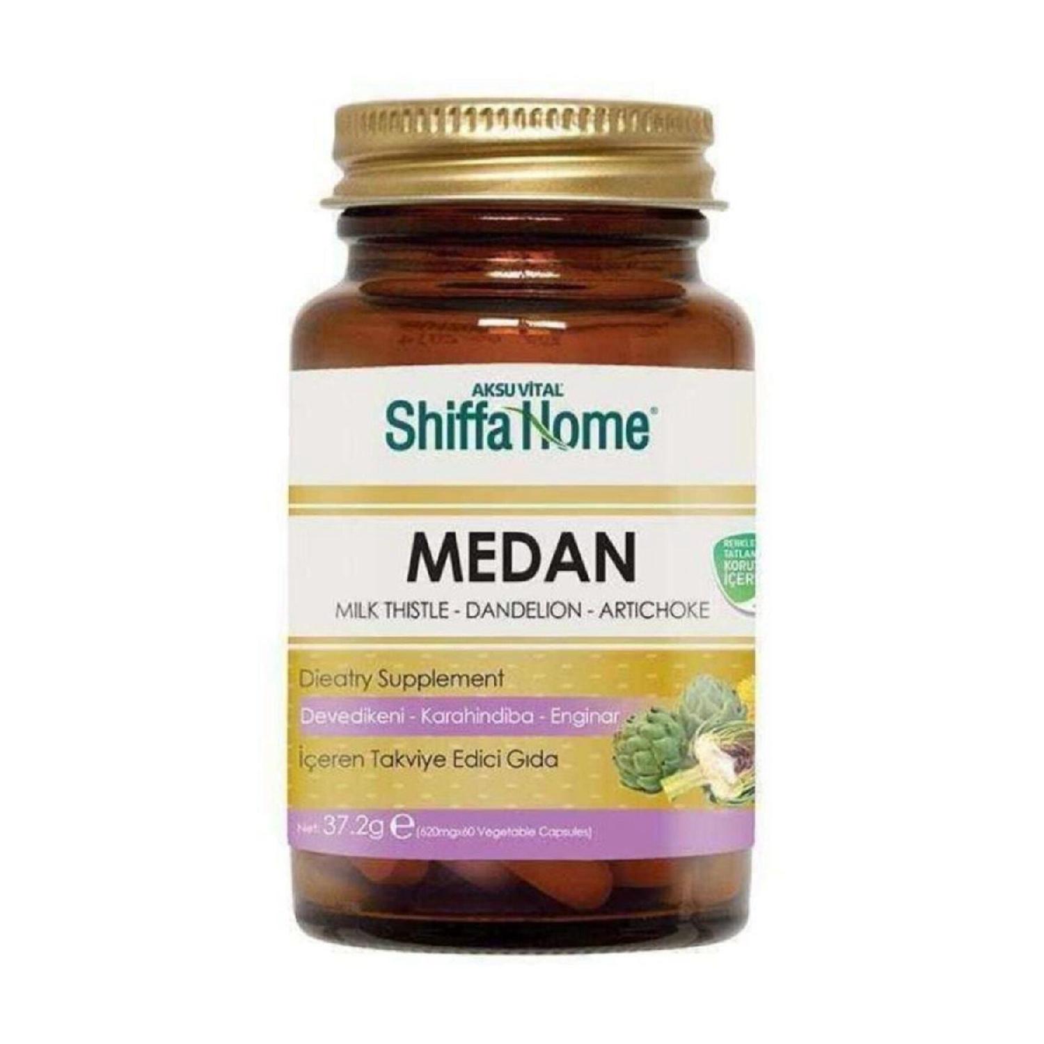 

Aksu Vital Medan Camel Thorn Dandelion Artichoke 620 Mg 60 Capsules