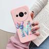Handyhülle für Xiaomi Redmi A3 4G A3x Rosa Buchstabe Blume Schmetterling Stoßfest Weiches Silikon Cover Kameraschutz TPU Fundas