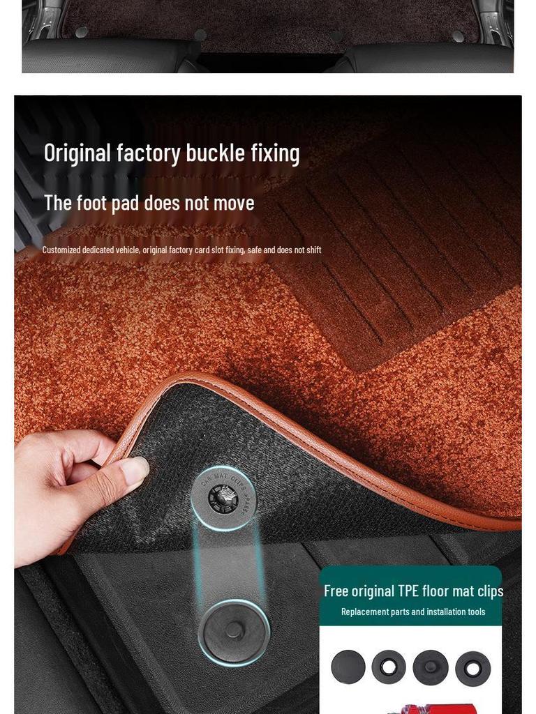 Fits I6, I8, L6, L7, L8, L9 Models: Thick Plush Carpets, TPE Floor Mats, Accessories.