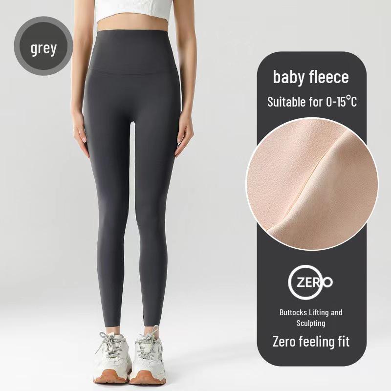 Women's High-Waist Shark Capri Yoga Pants - Fleece, Tummy Control, Butt Lift, Seamless, Spring/Summer/Autumn.