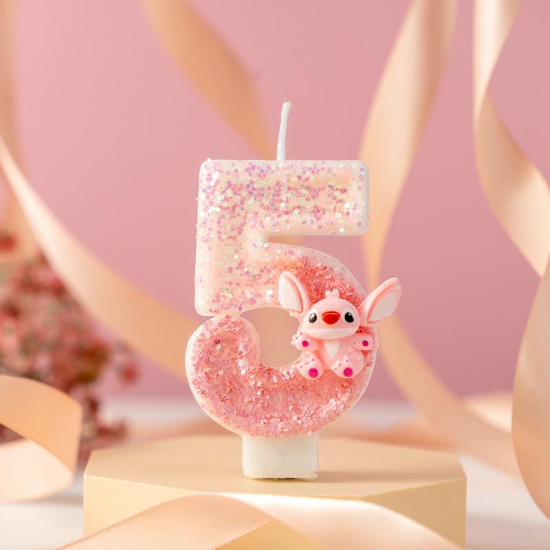 Cute Cartoon Dolls, Creative Digital Birthday Candles, Cake Decoration Design, Carefully Selected Raw Materials, Colorful