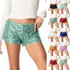 Women's Slim-Fit Sexy Sequin Bodycon Hot Pants - Fashionable High-Waisted Booty-Shaping Shorts