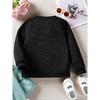 Kids Sweatshirt Valentine's Day Girls' Autumn/Winter Fashion -Lined Sweatshirt "LOVE YOU" with Smiling Face Cartoon Print Wearing a Heart Hat