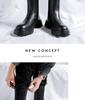 Herbst 2024: Trendige Chelsea-Martin-Stiefel mit dicker Sohle und hohem Schaft für Herren