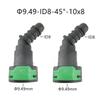 ID8 7.89/9.89/9.49/11.8 Car Fuel Quick Release Hose Connector Gasoline Diesel Oil Pipe Pump Rubber Fitting Car Connector System