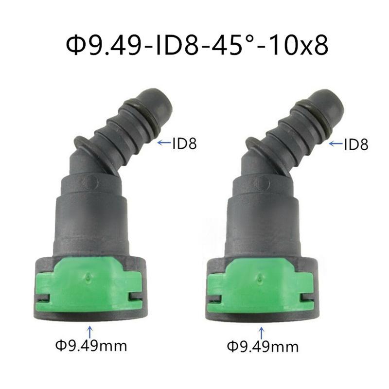 ID8 7.89/9.89/9.49/11.8 Car Fuel Quick Release Hose Connector Gasoline Diesel Oil Pipe Pump Rubber Fitting Car Connector System