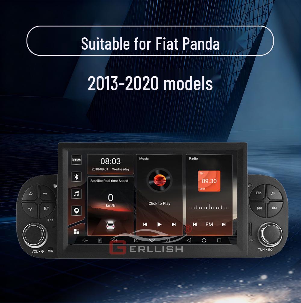 Fiat Panda Android Car Navigation CarPlay Screen (2013-2020 Models)