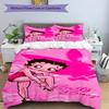 3pcs Duvet Cover Set (1*Duvet Cover + 2*Pillowcase, Without Core),Sexy Doll Print Bedding Set, Bedroom Decor, All‑Season, Birthday Gift