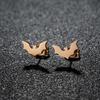 horrible halloween vampire bat earrings for teens stainless steel simple stud earrings premium jewelry Festival party gifts