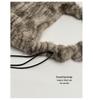 Vintage Leopard Print Plush Crossbody Bag - Women's Autumn/Winter Fashion with Unique Single Compartment Design.