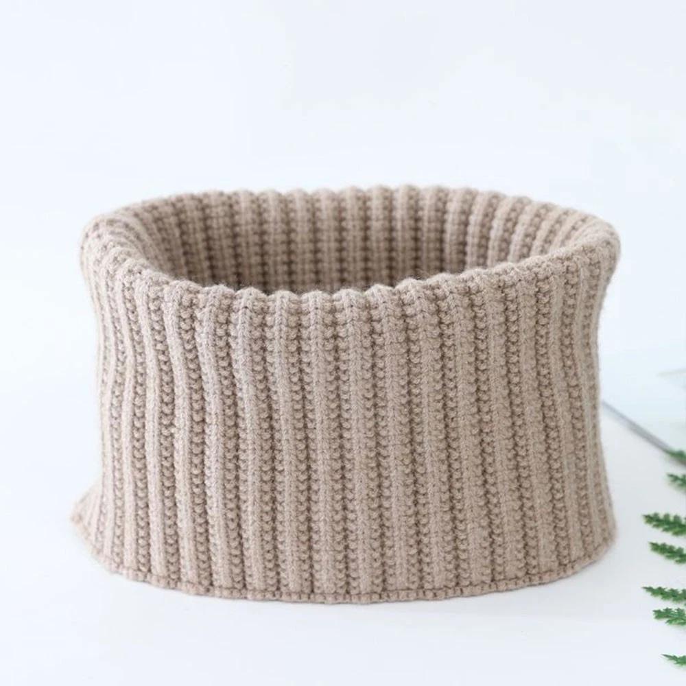 New Fashion Unisex Knitted Neck Scarf Solid Cashmer Winter Sport Scarves Outdoor Windproof Face Cover For Skiing Running Cycling