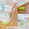Sanko Toilet Dust and Dirt Toilet Floor Mop with Spare Mop, Removal, Parts, Green, BR-77