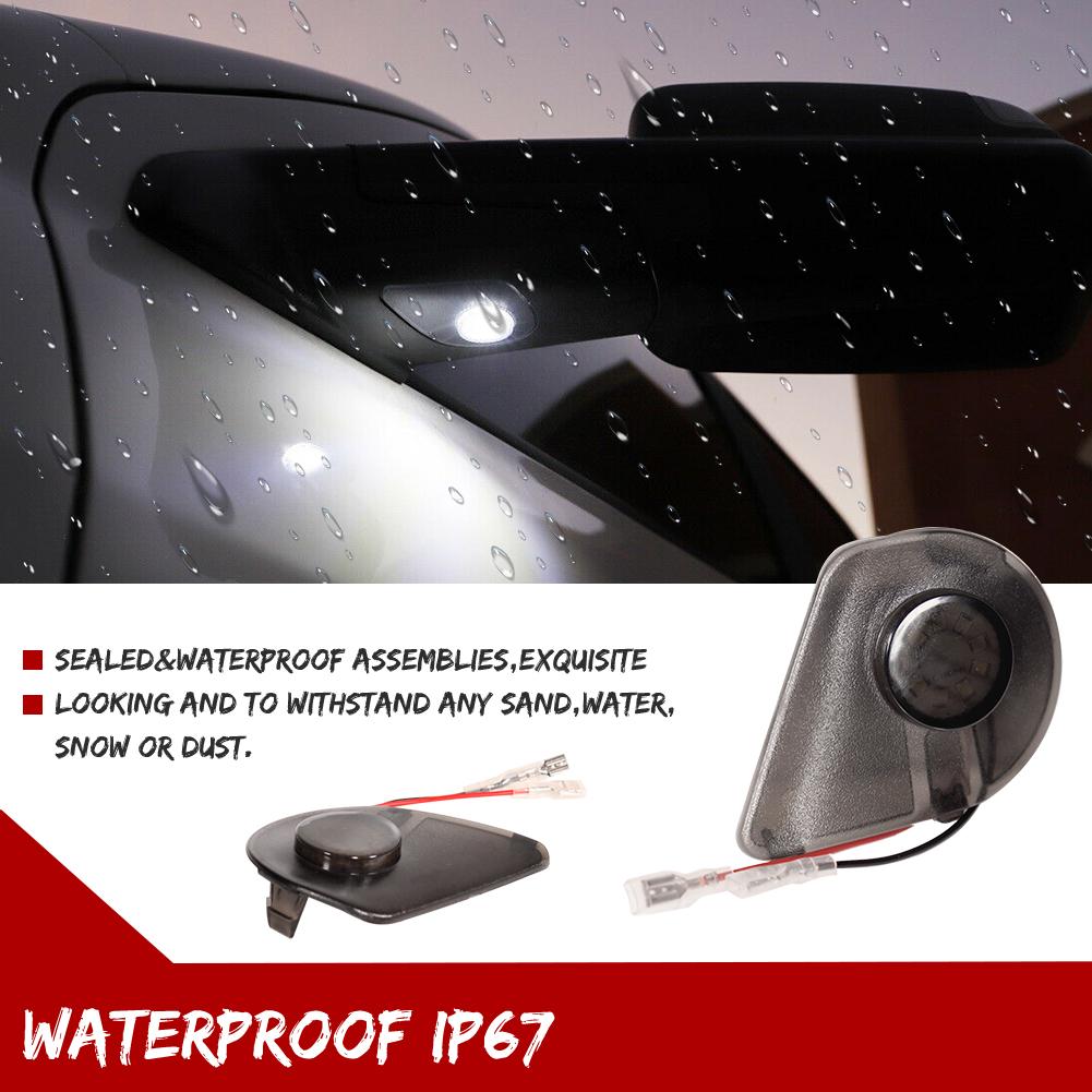 Accessories For Dodge Ram 2014 LED Truck Side Mirror Puddle Lights For Dodge Ram 10-19 1500 2500 3500 4500 5500 Dodge Charger Front Bumper - Foto 11